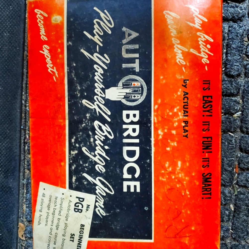 Auto Bridge, play yourself bridge games vintage